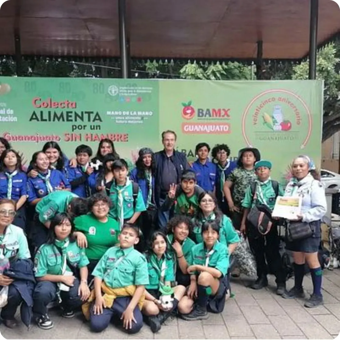 Participantes de la Colecta Alimenta